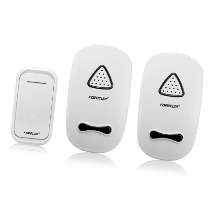 Wireless portable digital twin door bell 36 sound music chime cordless 100m range EU plug AC