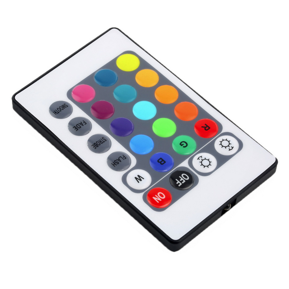 Mini 24Key IR Remote Controller for SMD3528 SMD5050 RGB LED Strip lights Mini Controller Drop Shipping Wholesale