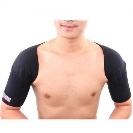 Double Shoulder Brace Support Strap Wrap