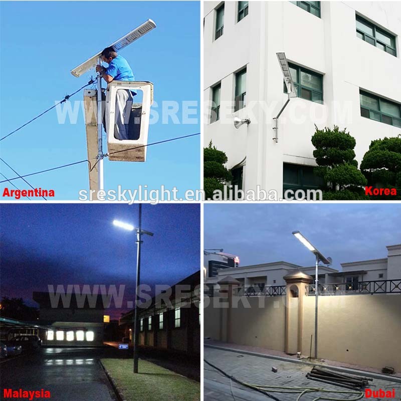 Popular Design Pir Motion Sensor 80W Led Solar Street Light