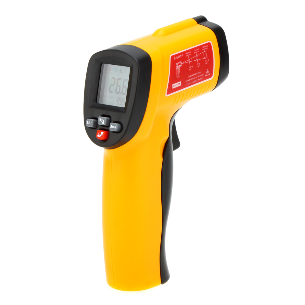 GM300E Non-Contact LCD Digital IR Infrared Thermometer Laser Point Temperature Gun Tester Range -50~420 Celsius Thermometer