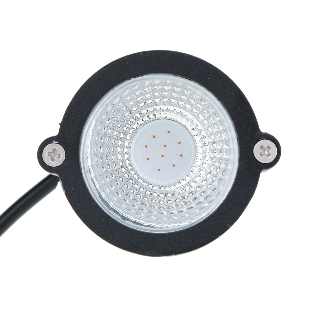 8W 12 AC DC COB High Bright Aluminum LED Lawn Pond Garden Spotlight Lamp RGB Outdoor Light Waterproof Tempered glass