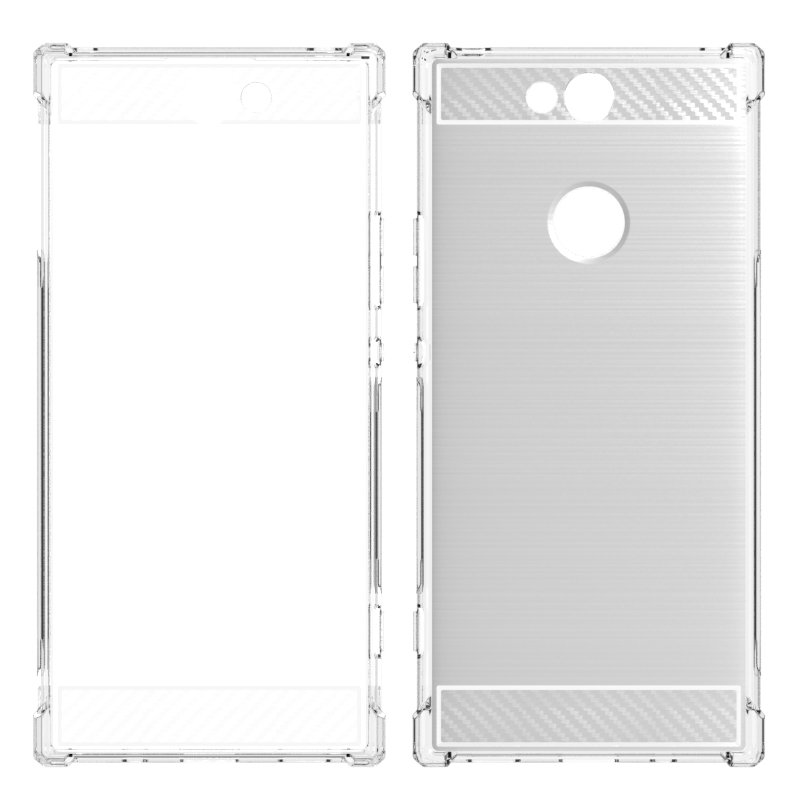 Carbon Fiber Soft Tpu case for SONY Xperia XA2 plus