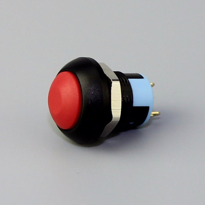 12mm metal round weatherproof push button wire plastic valve