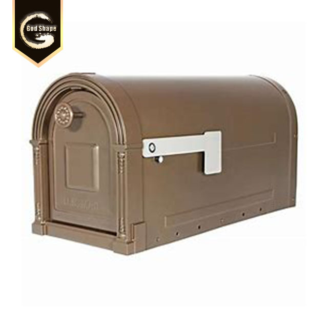 Garden Anti Theft Stainless Steel  Waterproof Free Standing  Metal Letterbox Paper Post Mailbox Lock