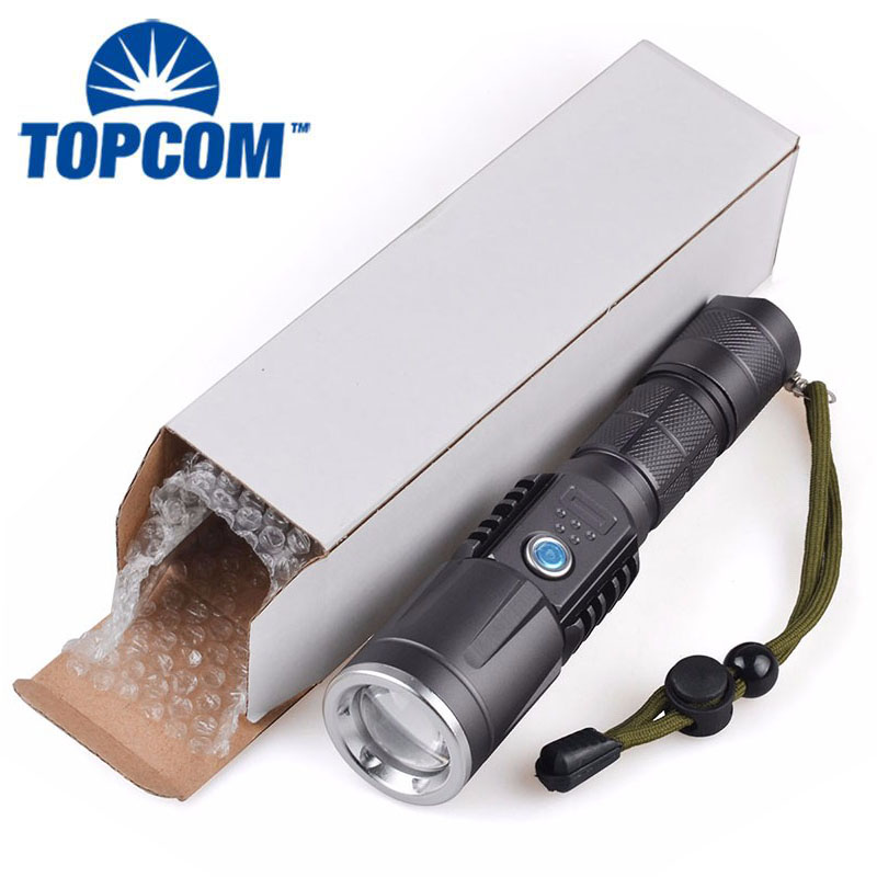 Ultra Bright Multi-function G700 T6 Waterproof Zoom Rechargeable Usb Flashlight