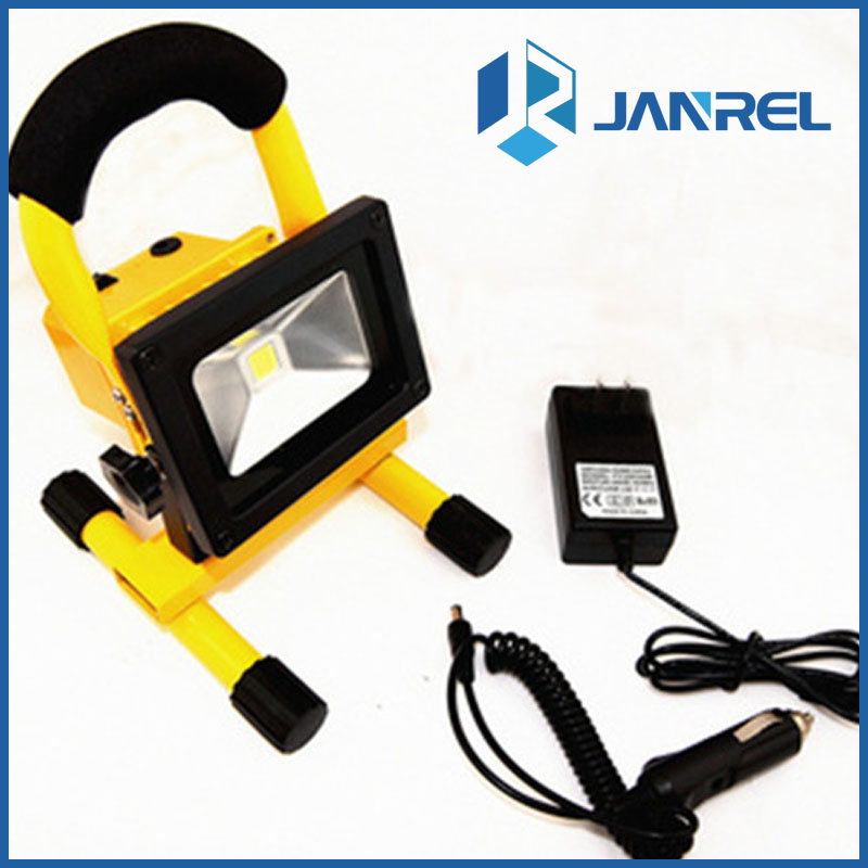 Battery Power LED Work Light 12V 24V Outdoor 20W 10W Rechargeable flood light