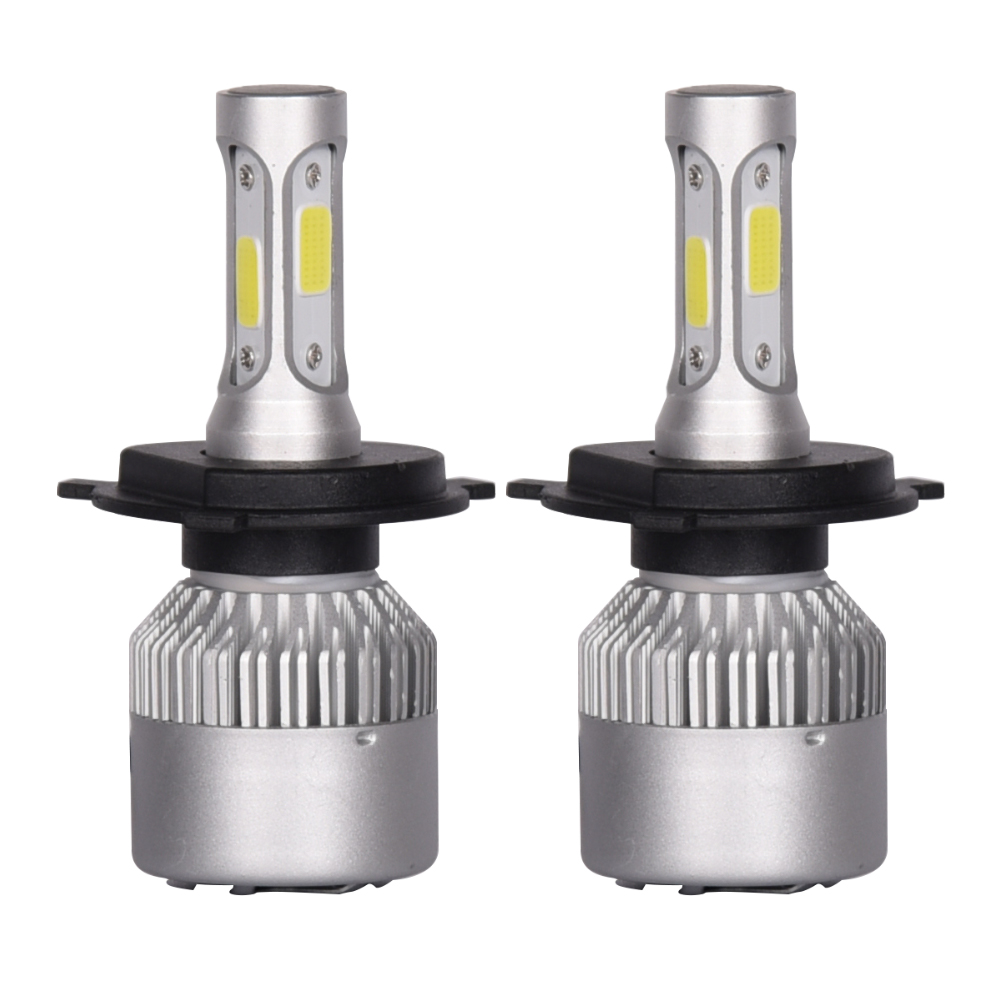 Auto cob car led headlight bulbs 36w h4 car h4 led headlight