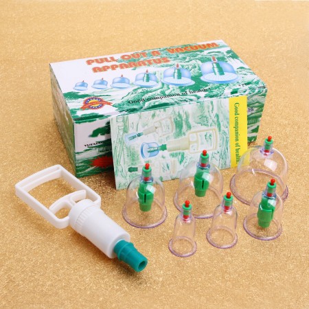 Cupping Kit 6 Cups New Vacuum Suction Chinese Medical Body Healthy Care Massage Cupping Set