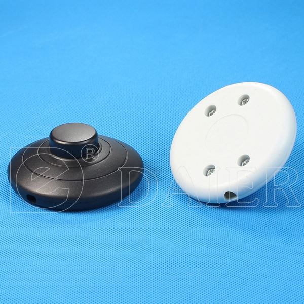 KCD5-307 6A 125VAC Black ON OFF Inline Foot Switch