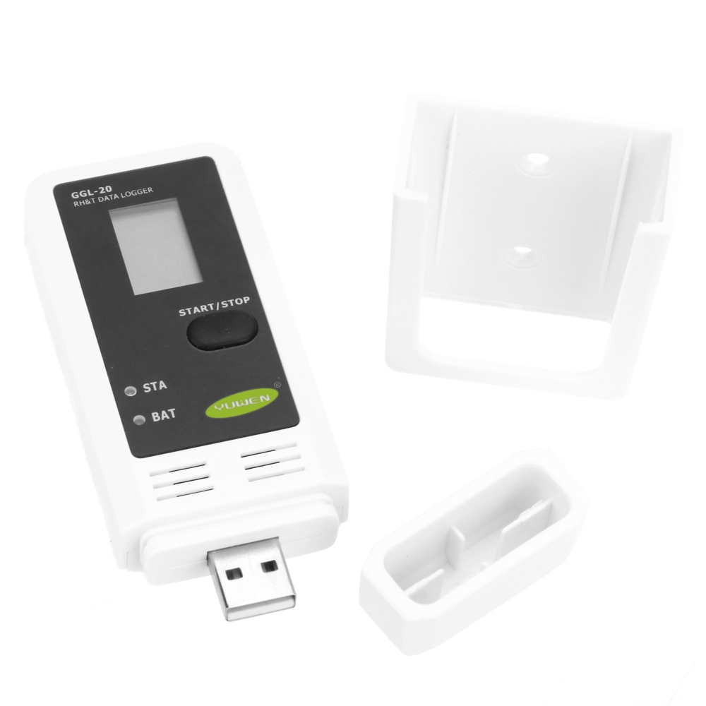 Portable USB LCD Digital Temperature Meter Humidity Meter Data Recording Logger Thermometer Hygrometer PC Connecting Termotro