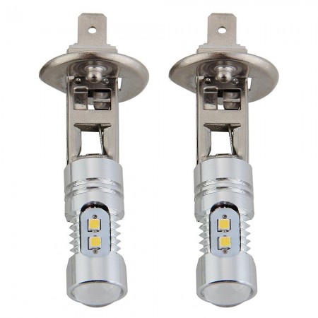 H1 2323 SMD 10 White LED Auto Car Fog Light Lamp Bulb