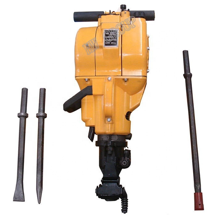 Gasoline engine rock breaker/demolition hammer drill