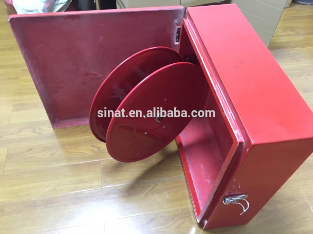 Fibre glass reinforced plastics Red cabinet protect fire hose