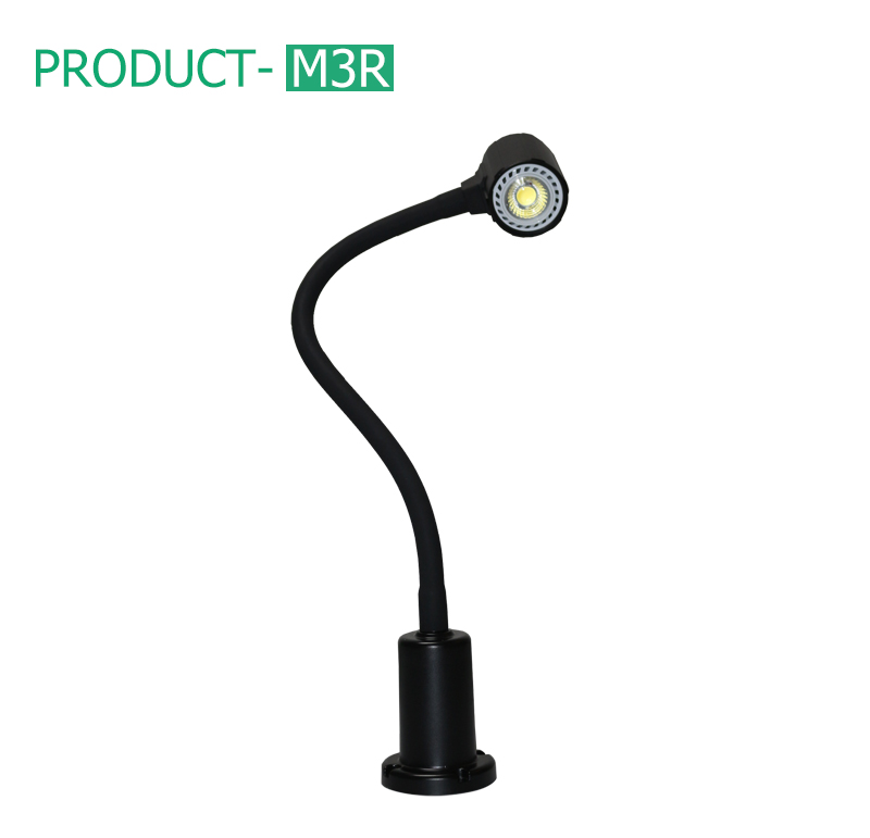 ONN M3R 24V 220V IP20 led lighting source flexible gooseneck machine light