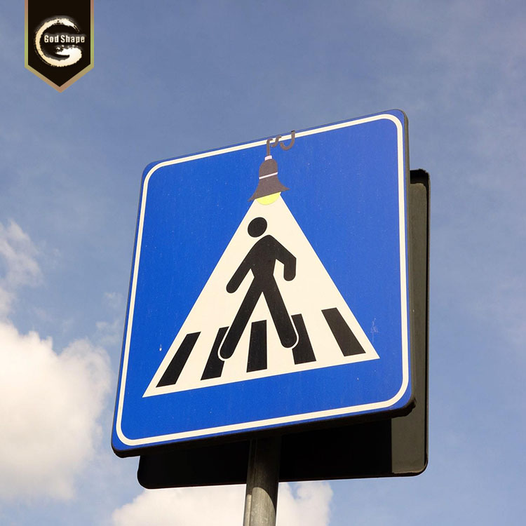 GS Sign lock Reflective Keepsake Street school Road Safety Crossroad safety signage system