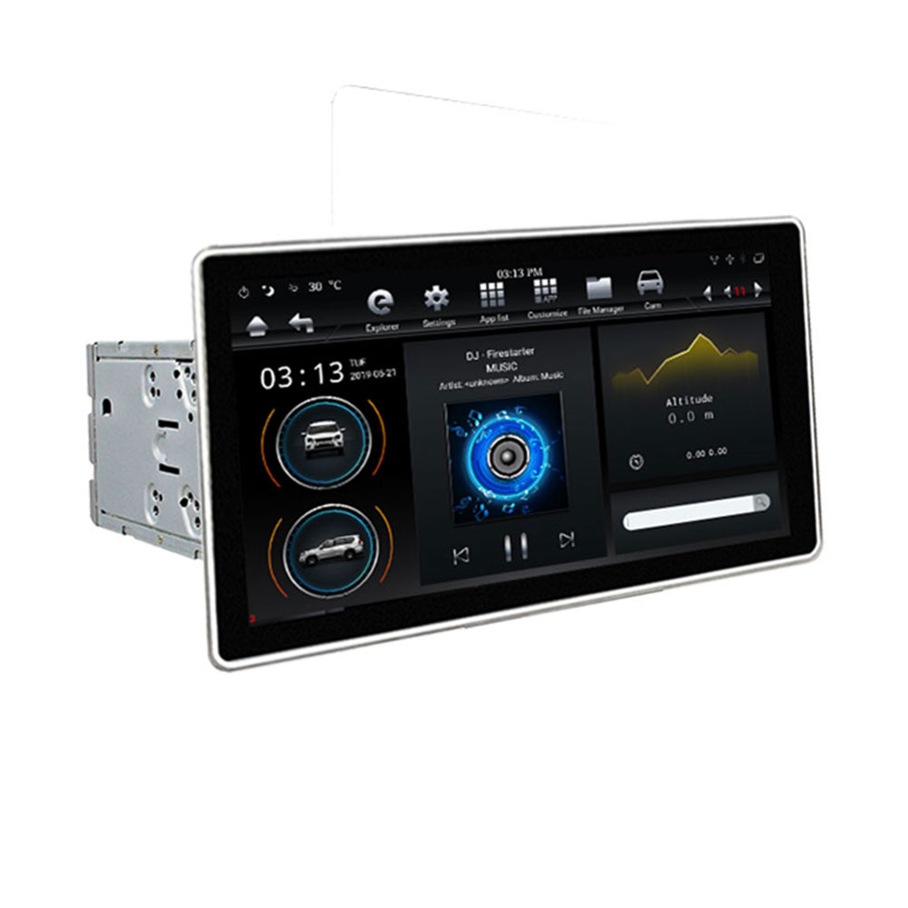 hot sale universal 12.8inch size handsfree digital video tuner car dvd player