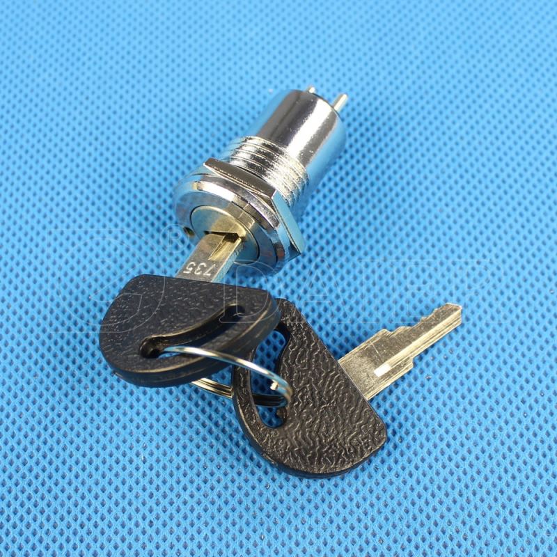 Mini 16mm Electrical 2 Pin Single Pole 2 Position Atm Key Locks