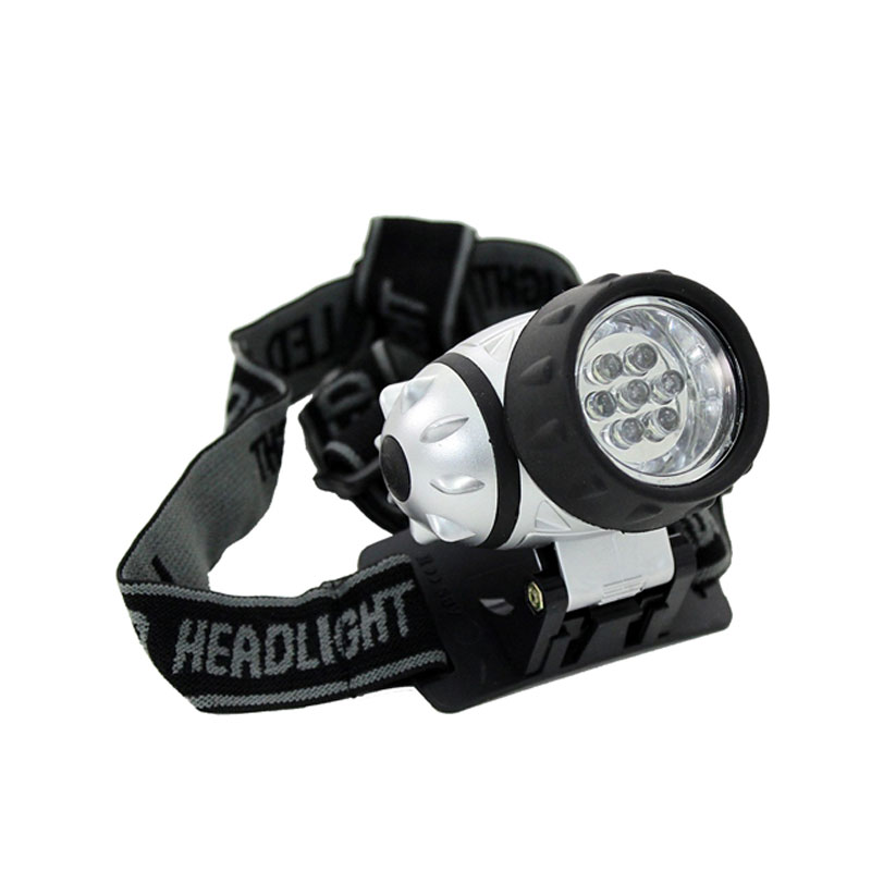 AAA Battery 7 leds Headlamp Lightweight 1000 Lumen LED Head Torch For Outdoors