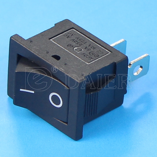 KCD1-2-101 6A 250VAC ON OFF 2 Position 2PIN Mini CQC Rocker Switch Soken Switch