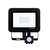90lm/w Aluminium Black Ip65 High Power Rgb Projector 200w Floodlight Outdoor