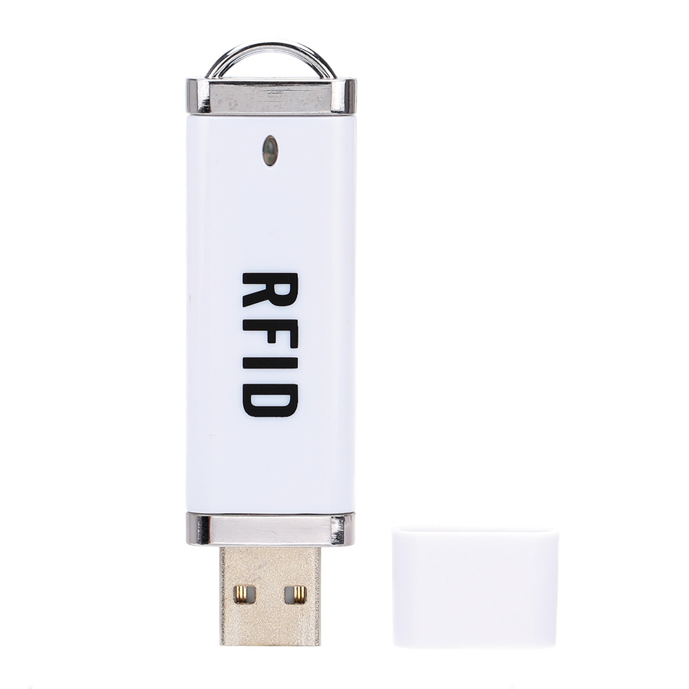 Portable RFID 125KHz Proximity Smart EM Card USB ID Reader New Smart ID Card Reader + 10pcs ID Cards Keyfobs