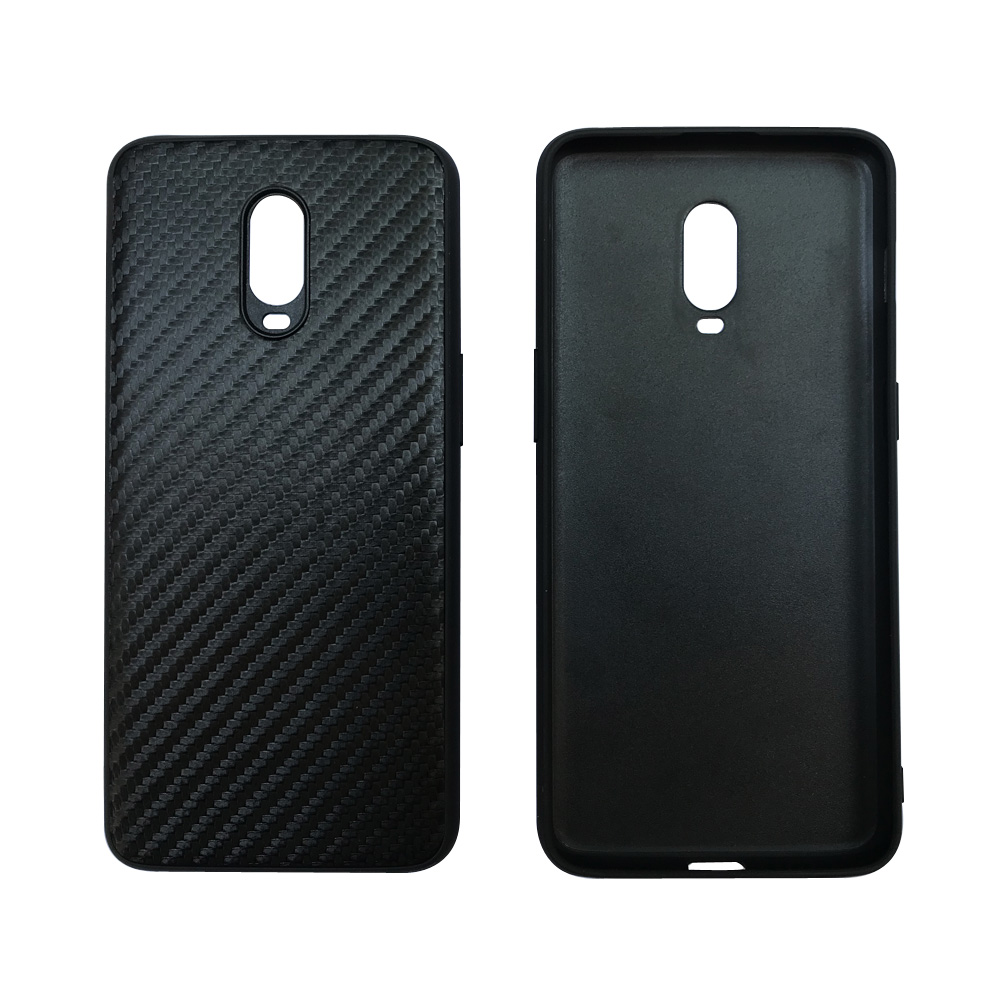 Matte Finish Carbon Fiber Textured Light Thin Shock Absorbing Bumper Skin hard case for LG K40S