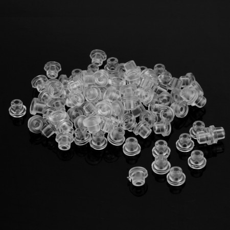 100 PCS Rubber Grommets Nipples Tattoo Machine Needles Supplies