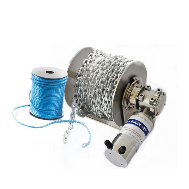 yacht boat anchor drum electric stainless steel winch JVW-015 for sale