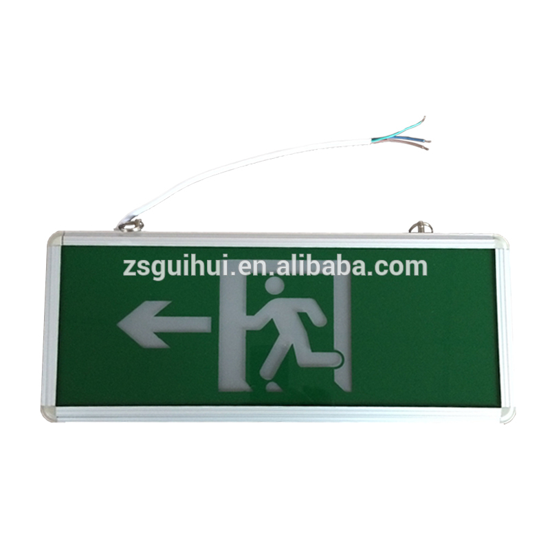 CE&ROHS approved wall mounted & celling mounted maintained emergency Exit sign