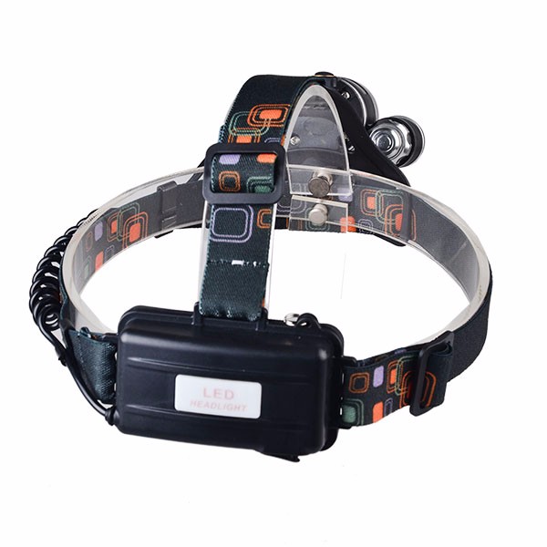 High Brightest 3 Led Waterproof Head Lamps Camping Rechargeable 10W Focus Led Headlamp