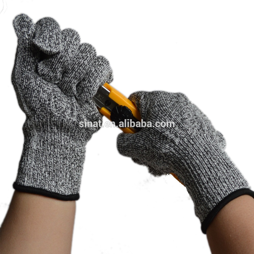 Level 5 Cut Protection HPPE Basalt Gloves On sell