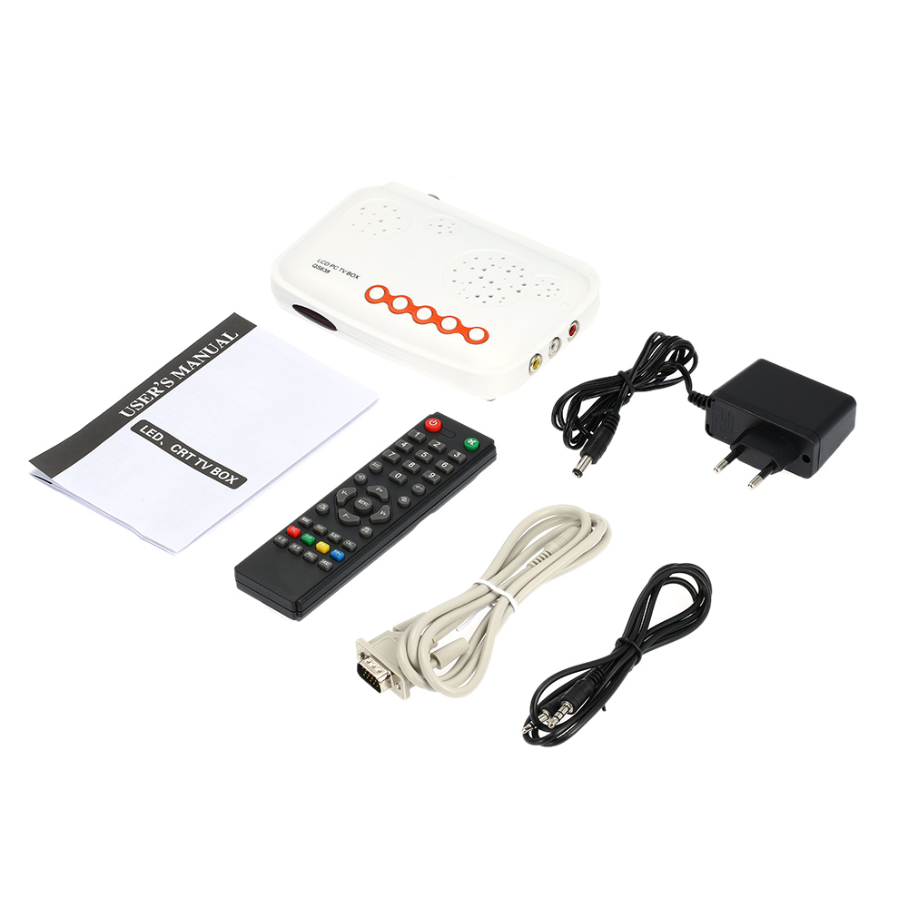 HDTV LCD TV Box / HD Analog TV Tuner Box / CRT Monitor Digital Computer TV Program Receiver
