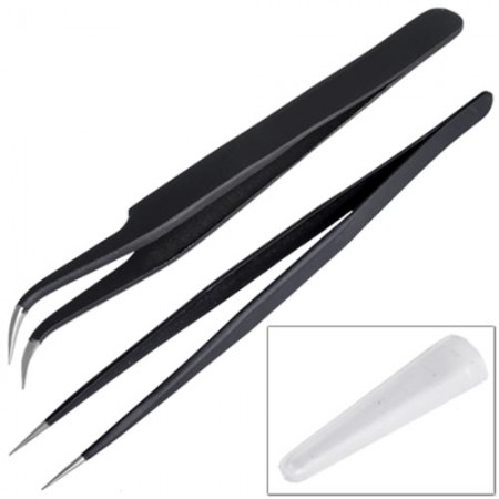 BEST 2 Anti-magnetic Antistatic tips tweezer