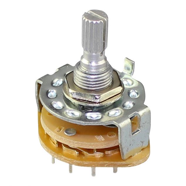 Solder Terminal 3 Position Rotary Switch