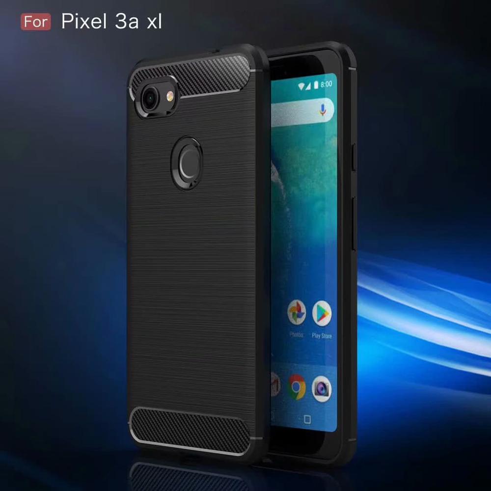 Carbon Fiber Tpu case For Oneplus 7 Soft CF Cover for Google Pixel 3A XL