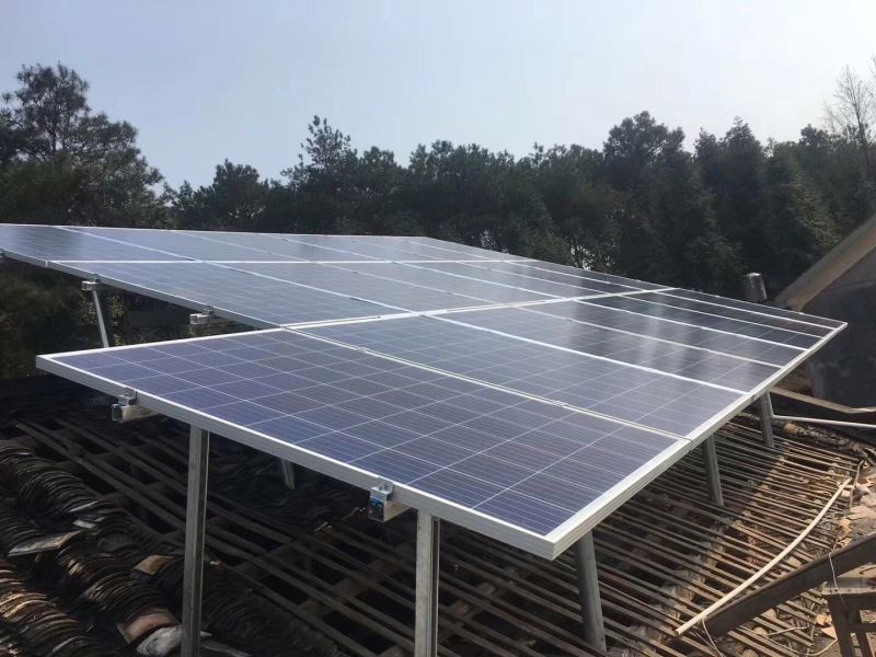 20kw home use solar panel system with MPPT controller and lead acid battery