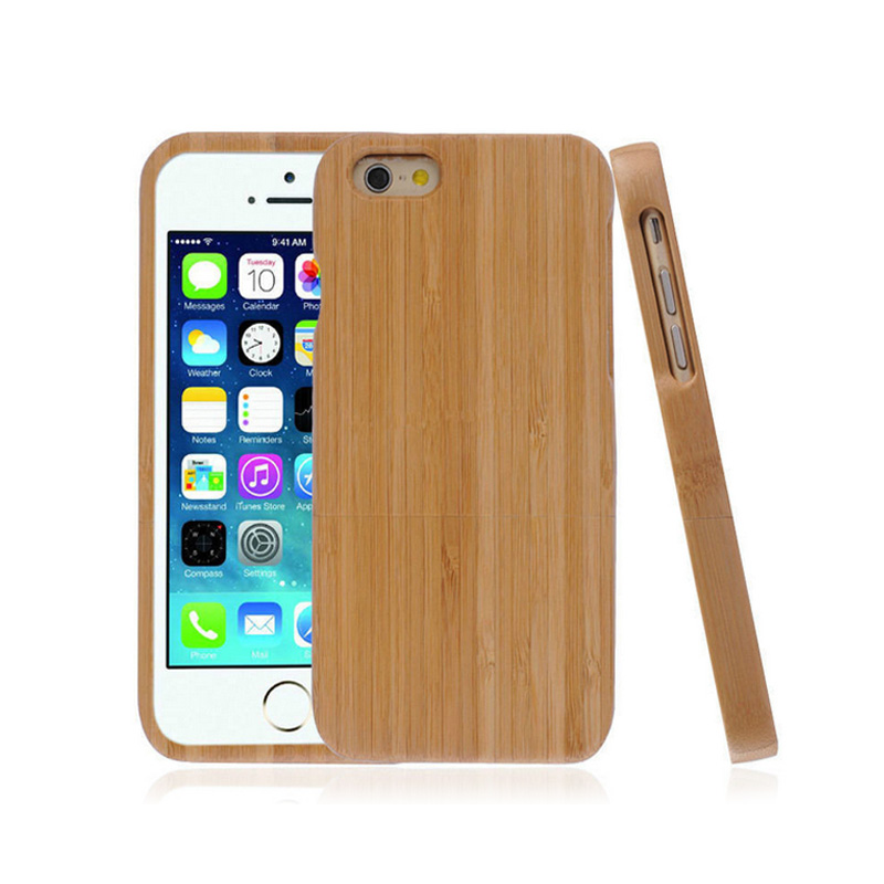 Wood Cell Phone Case For iPhone 6 7 8 X Xs Bamboo Hard Case