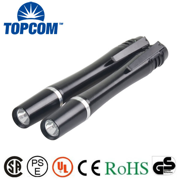 Aluminum Alloy LED Bright Light Pencil Flashlight