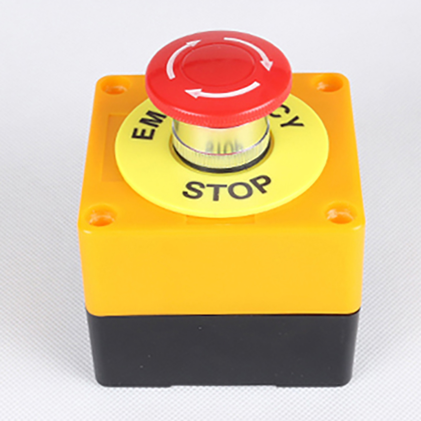 LAY7-11ZS Lift Elevator Safety STOP Emergency Stop Push Button Switch Box Waterproof 1NO 1NC  Switch