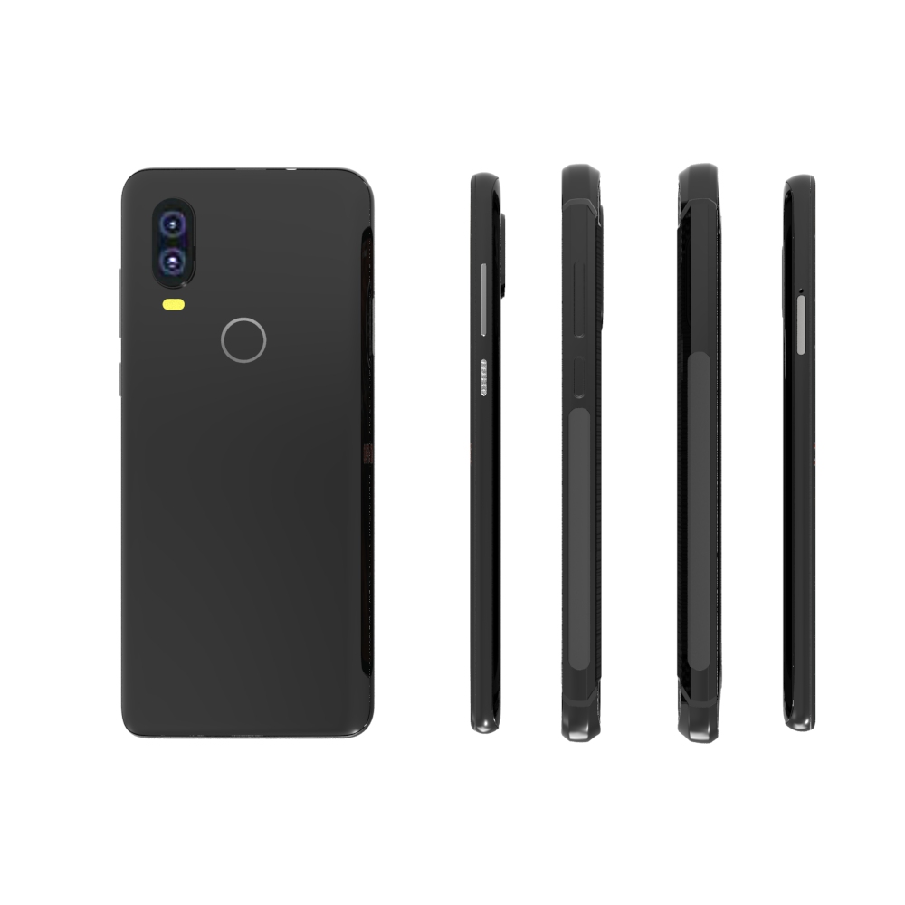 Carbon Fiber Cover soft Tpu Brushed case For Motorola Moto One Vision