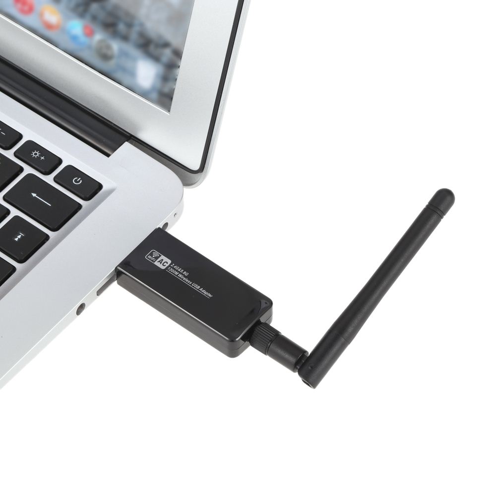 1200Mbps 11AC USB 3.0 2.4G/5.8G Dual Band Wireless WiFi Adapter Receiver Network Card 802.11ac/a/b/g/n