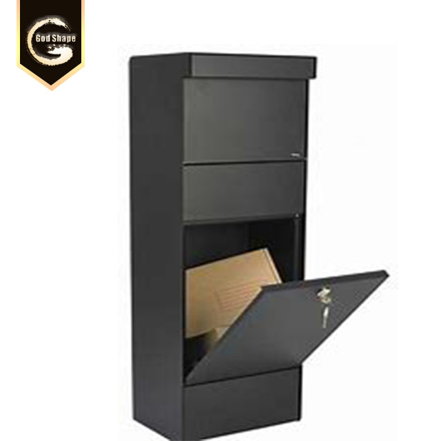 Factory Metal Apartment Waterproof Free Standing Residential Mailbox Parcel Drop Box Lock for Sale
