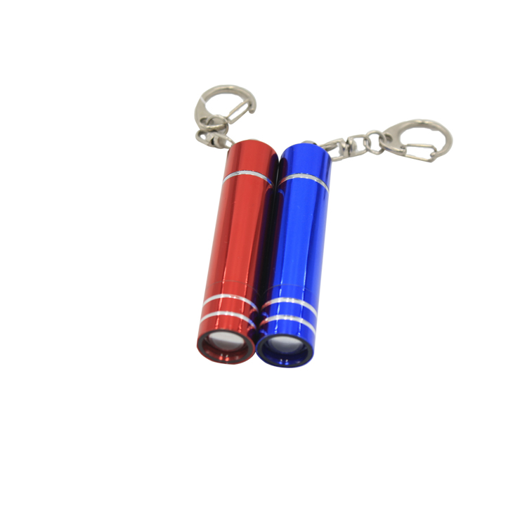 Ningbo Goldmore Telescopic Lens Alumina Treatment 1LED Mini Key Chain Torch For Outdoors