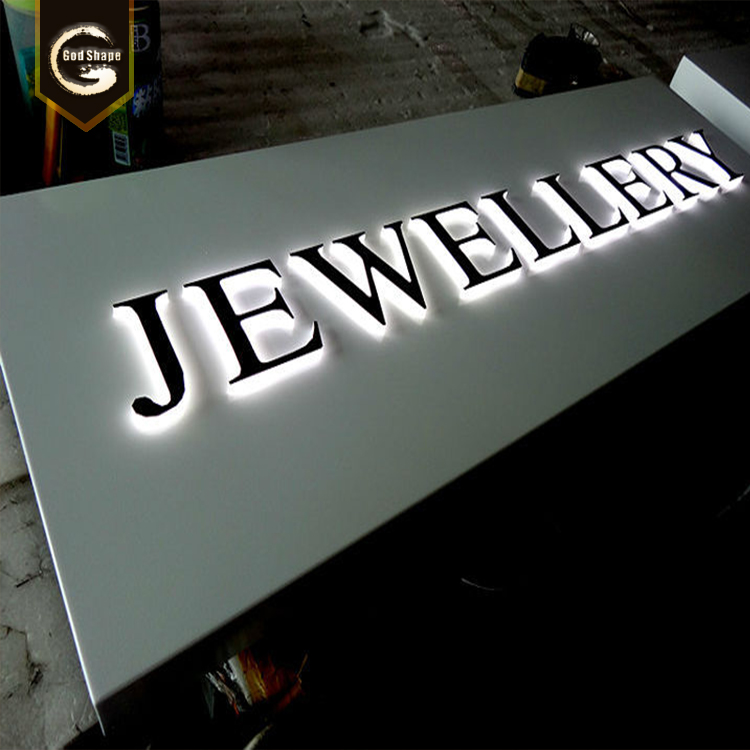Affordable used outdoor lighted signs luminous channel letters frontlit letters Epoxy Resin Illuminated Letters 3D Led sign