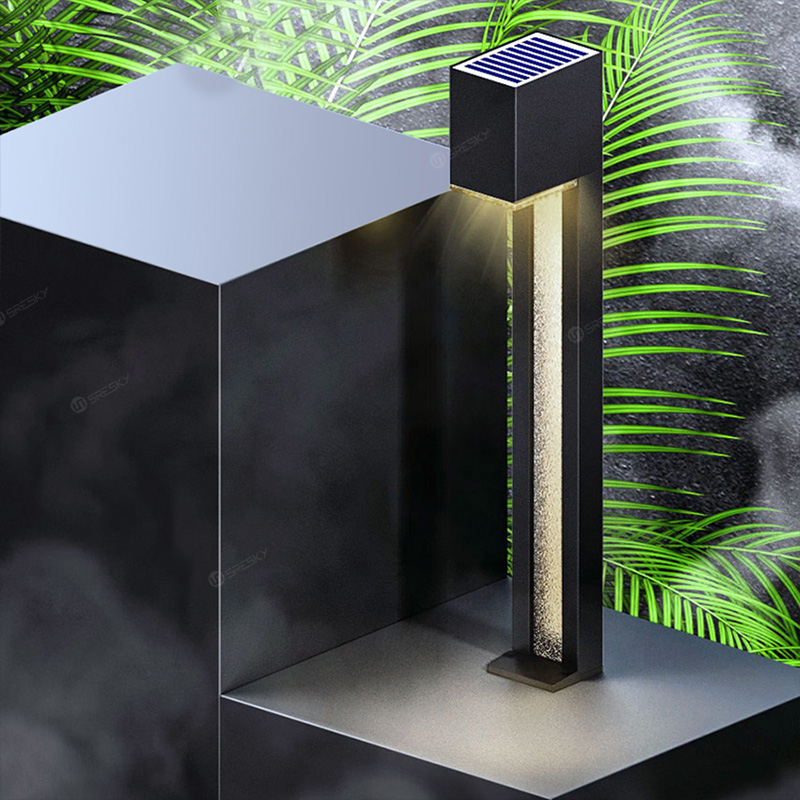 Solar Pillar Lamp,Led Solar Powered Lamp For Garden Meadow