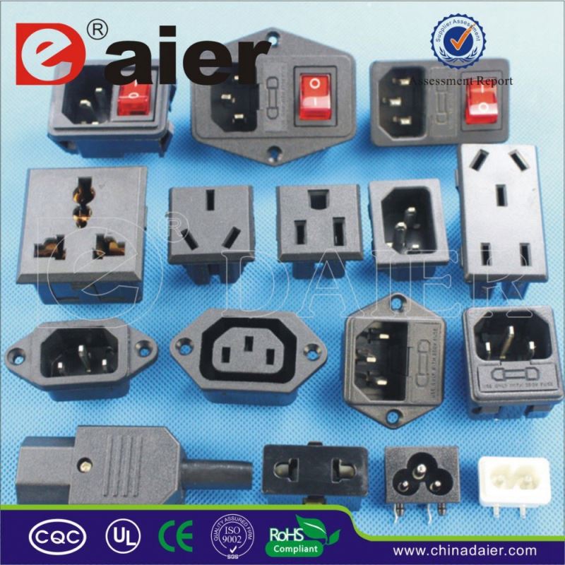 High Quality CE ROHS European or American type electric socket