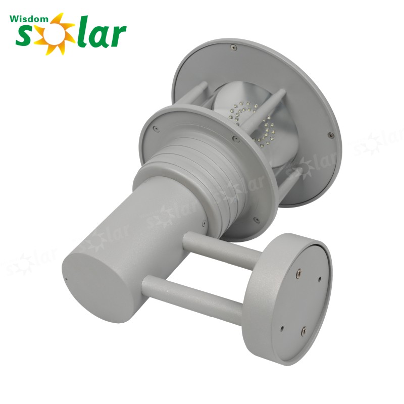 New Arrival strong aluminum solar outdoor wall light