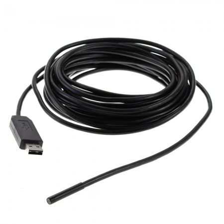 Newest 5.5mm Dia USB Endoscope 0.45MP Endoscope 6led 640*480 Borescope USB Insepction Camera 10M