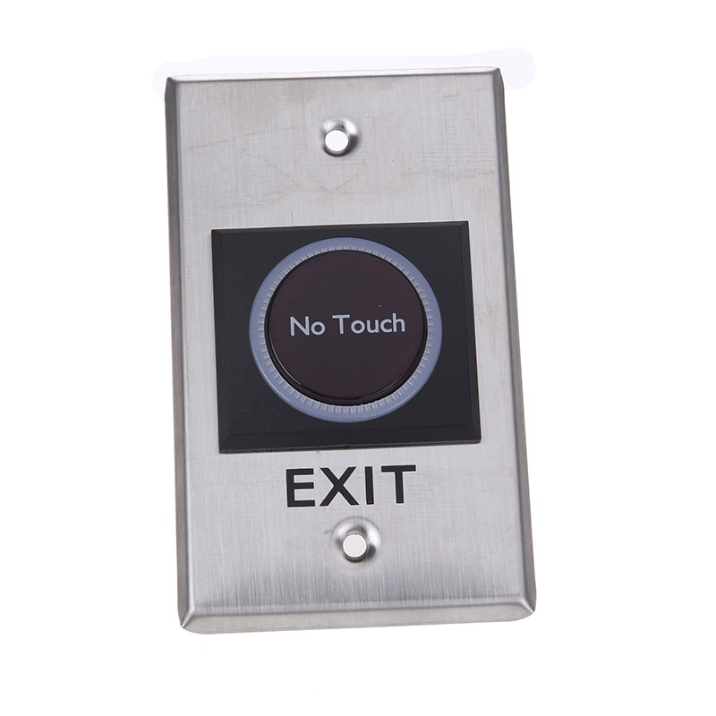 Infrared Sensor Switch No Touch Contactless Door Release Exit Button with LED Indication